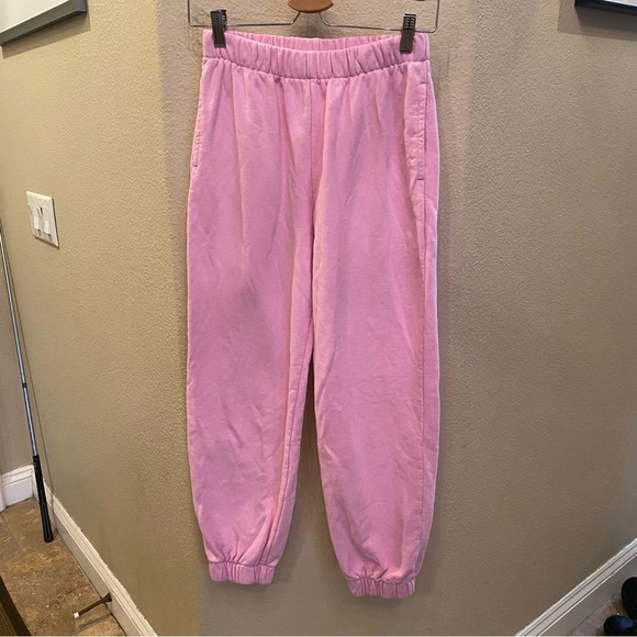 BRANDY MELVILLE Pink Sweatpants Size One Size-Fits like  XS/S - Picture 1 of 6